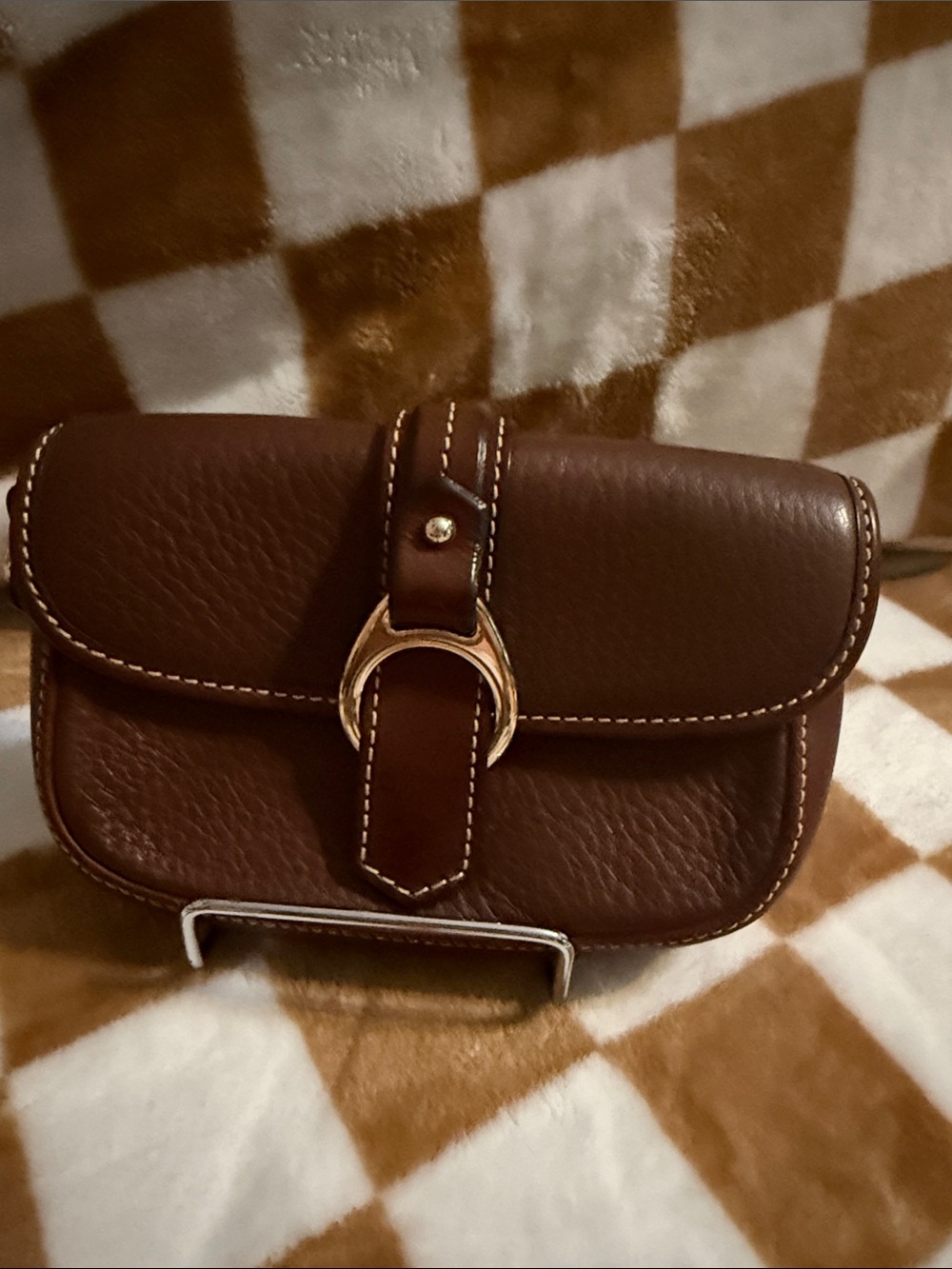 Dooney & Bourke Vintage Leather Wristlet/Clutch preloved